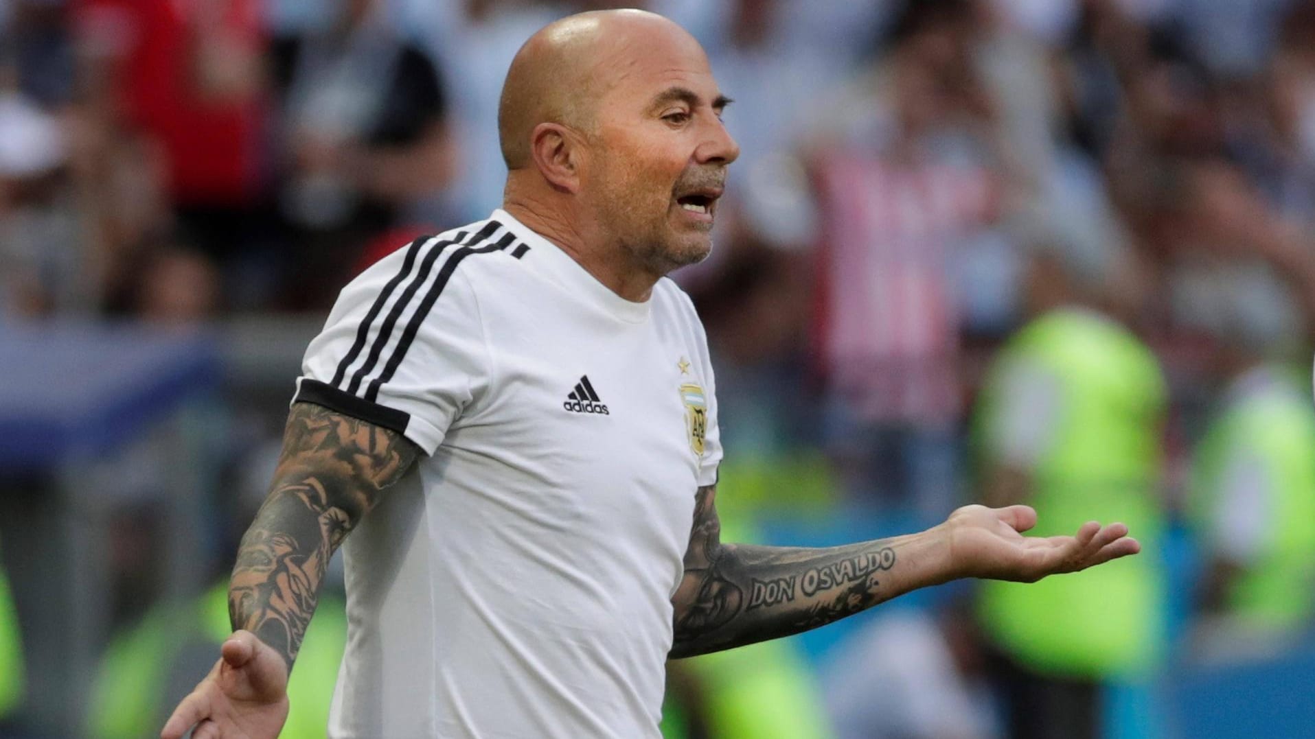 Glücklos bei der WM: Argentiniens Trainer Jorge Sampaoli.