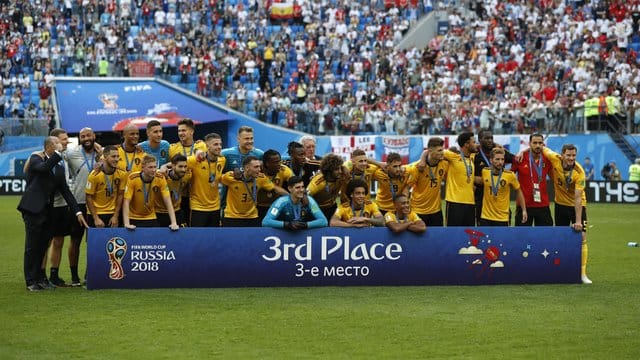 Die Spieler aus Belgien haben im kleinen Finale England mit 2:0 (1:0) besiegt.