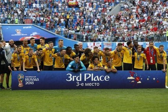 Die Spieler aus Belgien haben im kleinen Finale England mit 2:0 (1:0) besiegt.