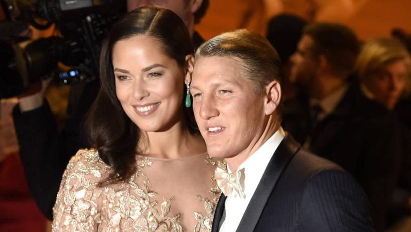 Bastian Schweinsteiger mit Ehefrau Ana Ivanovic: Jetzt feierten sie ihren zweiten Hochzeitstag.