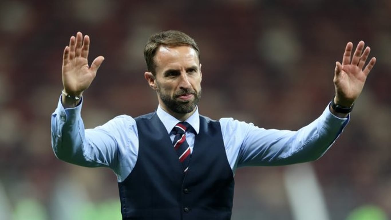 Gareth Southgate hat mit dem englischen Nationalteam große Erfolge bei dieser WM feiern dürfen.