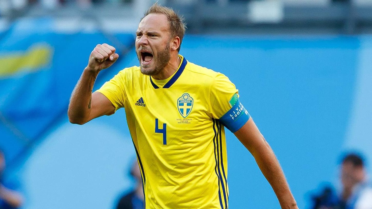 Anführer: Schwedens Andreas Granqvist.