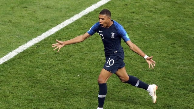 Kylian Mbappé ist der zweitjüngste Torschütze in der WM-Final-Geschichte.