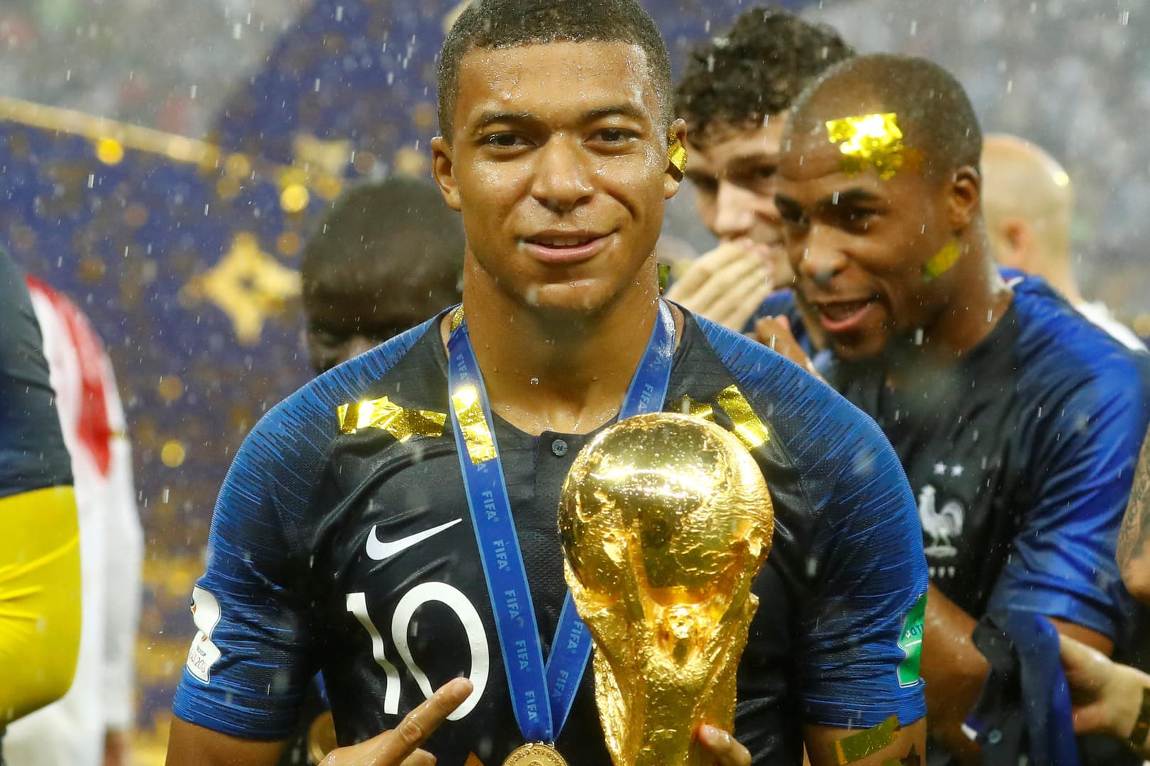 Vier Tore bei der WM, davon eines im Finale: Weltmeister Kylian Mbappé.