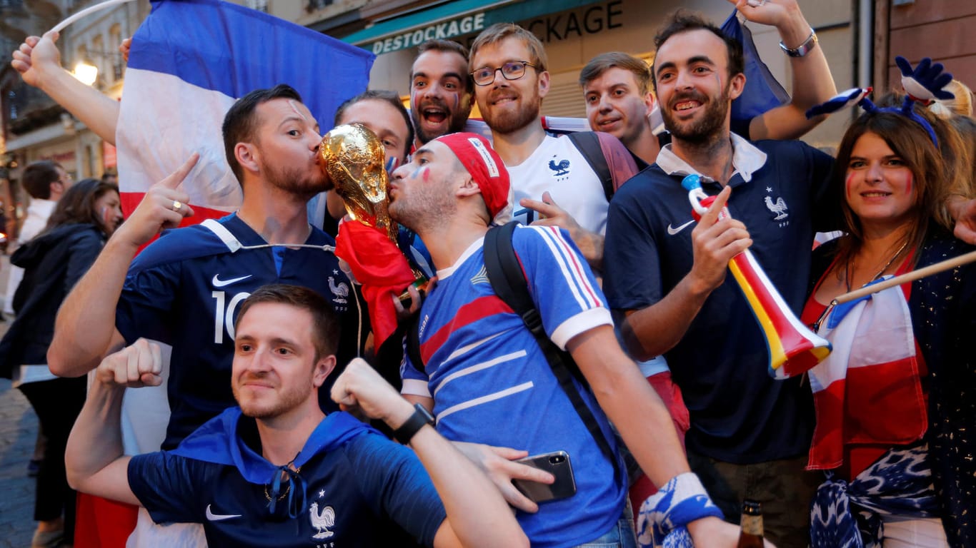 WM-Endspiel: Frankreich – Kroatien. Am Ende stand es 4:2.