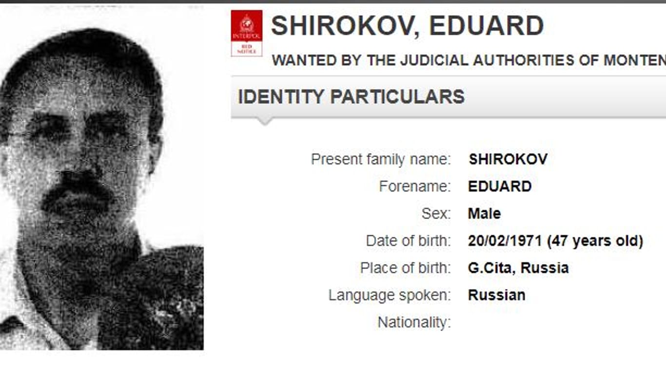 Die Interpol Fahndungsnotiz für Eduard Shirokov alias Eduard Shishmakov: Der Gesuchte wurde bereits aus Polen wegen Geheimdienstaktivitäten ausgewiesen.