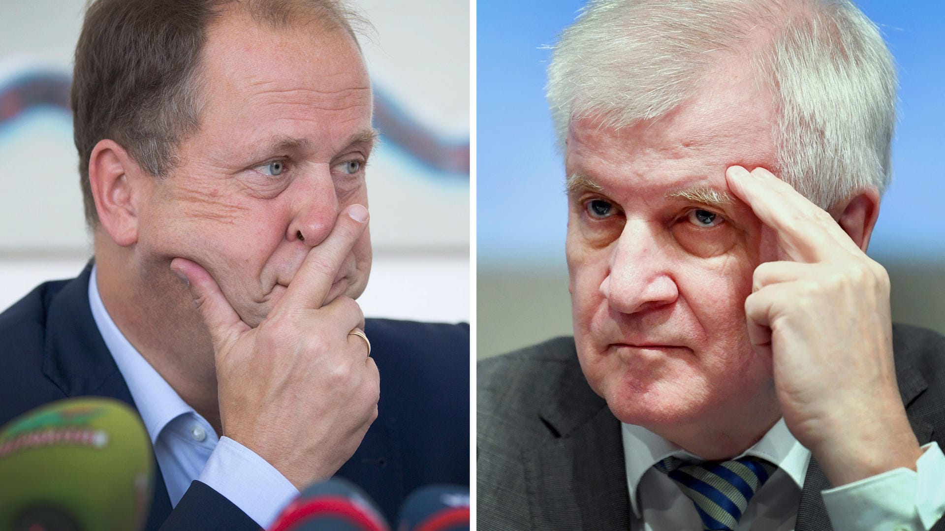 NRW-Integrationsminister Joachim Stamp (l., FDP) und Bundesinnenminister Horst Seehofer (CSU): "In den Vorbereitungen des Termins sind auf Arbeitsebene zahlreiche Fragen offen geblieben."