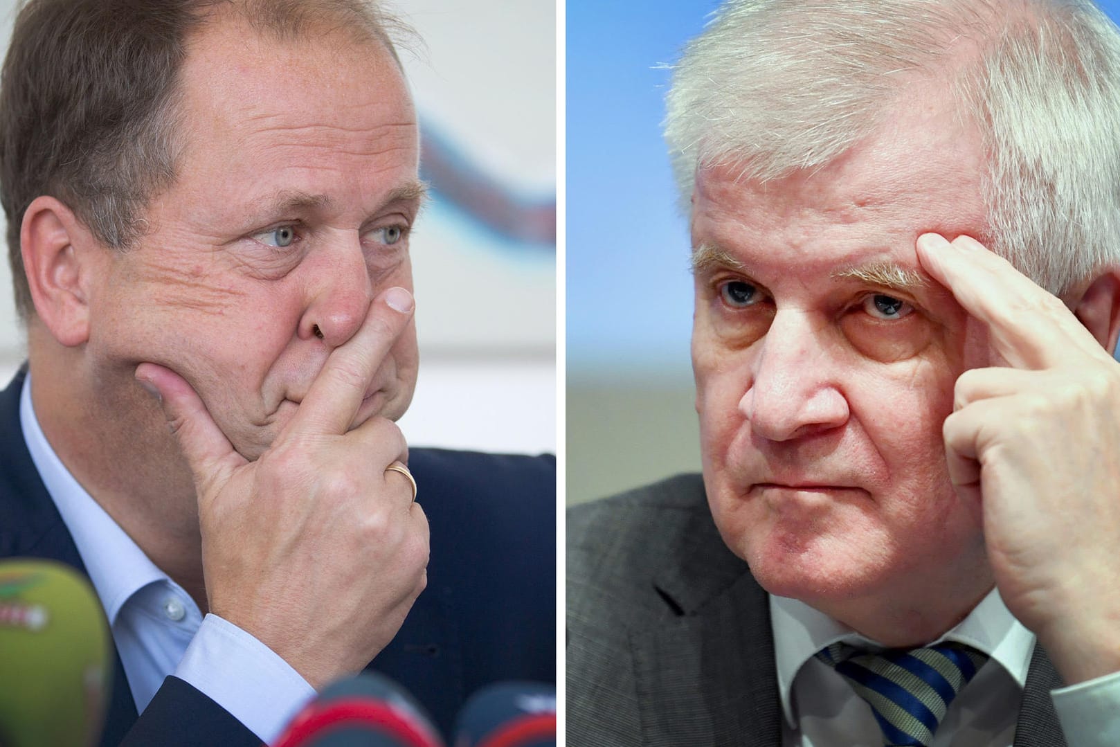 NRW-Integrationsminister Joachim Stamp (l., FDP) und Bundesinnenminister Horst Seehofer (CSU): "In den Vorbereitungen des Termins sind auf Arbeitsebene zahlreiche Fragen offen geblieben."