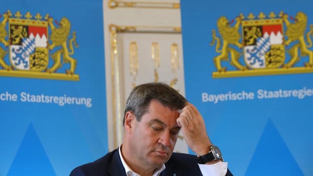 Sieht die Gründe für das andauernde Umfragetief der CSU vornehmlich auf Bundesebene: Bayerns Ministerpräsident Markus Söder. Sieht die Gründe für das andauernde Umfragetief der CSU vornehmlich auf Bundesebene: Bayerns Ministerpräsident Markus Söder.