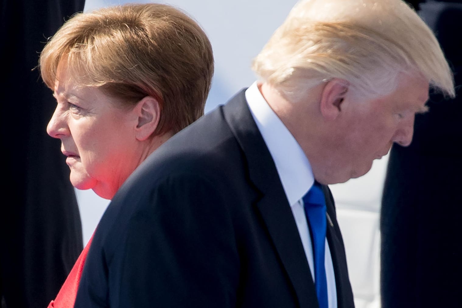 Angela Merkel und Donald Trump: Der US-Präsident wirft der Bundeskanzlerin schwere Fehler in der Flüchtlingspolitik vor.