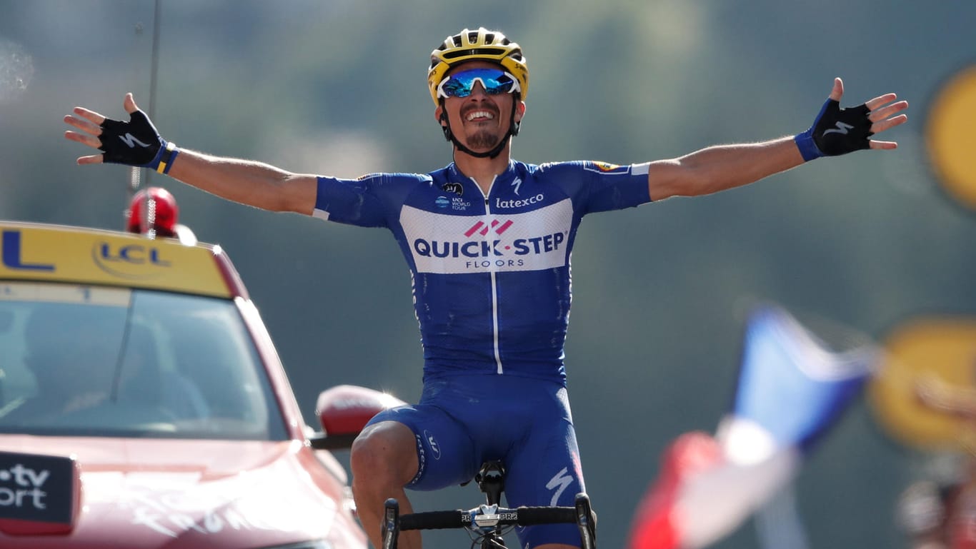 Erster französischer Etappensieger der diesjährigen Tour de France: Julian Alaphilippe.