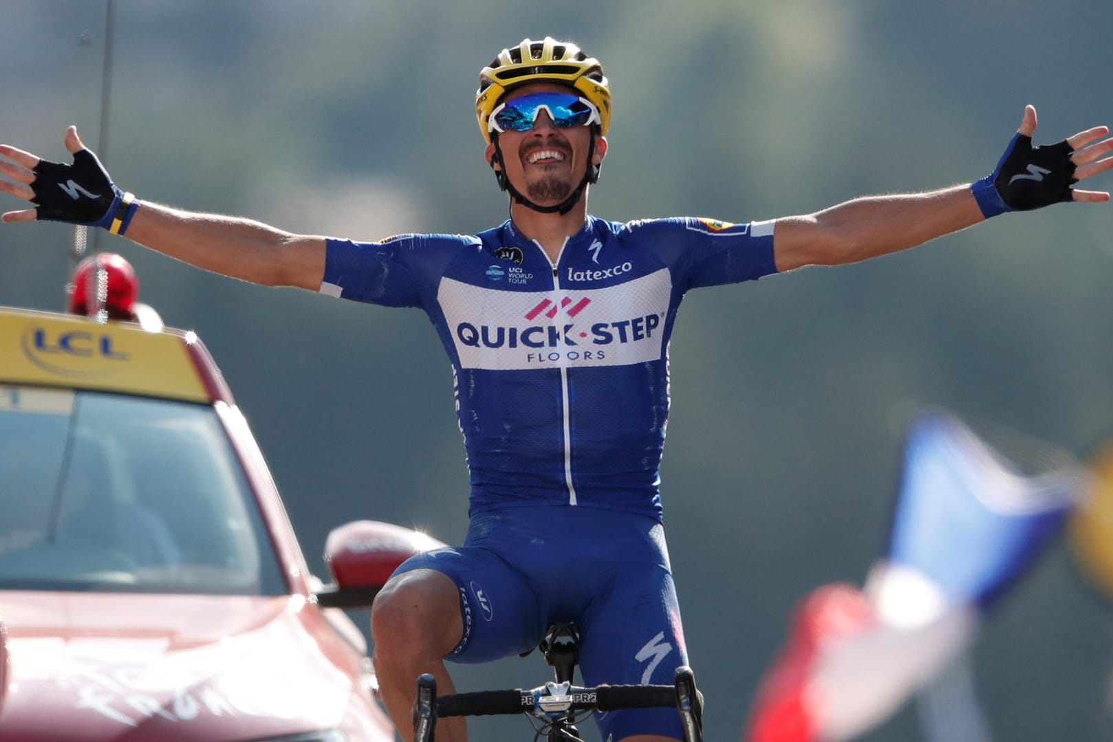 Erster französischer Etappensieger der diesjährigen Tour de France: Julian Alaphilippe.