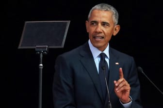 Barack Obama bei seiner Rede in Johannesburg: Kritik an Trump, ohne ihn beim Namen zu nennen.
