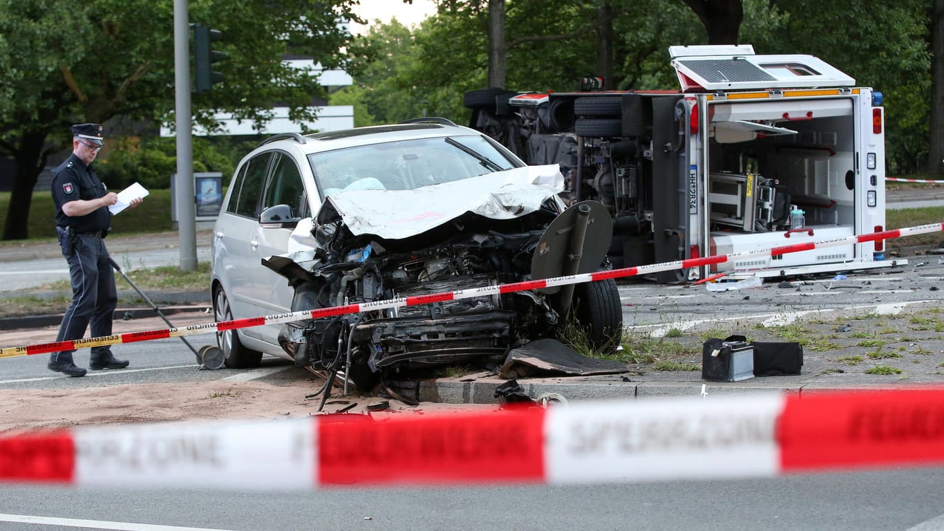 Der Unfall ereignete sich nahe dem Hamburger Stadtpark.