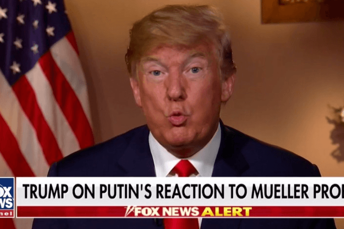 Donald Trump im TV-Interview: Nach dem Gipfel gaben Trump und Putin dem US-Sender Fox News getrennt interviews.