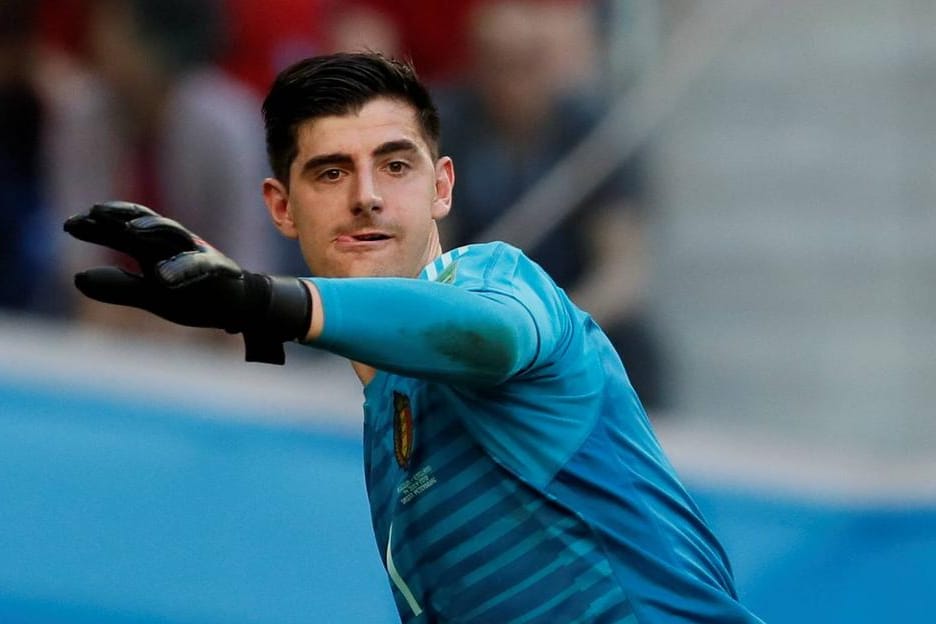 Belgiens Thibaut Courtois beim Spiel um Platz 3 der WM in Russland: Er könnte demnächst bei Real Madrid spielen.