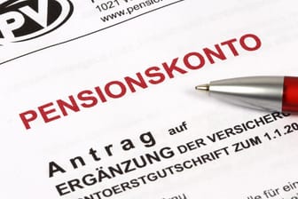 Pensionskonto Antrag auf Ergänzung der Versicherungszeiten zur Feststellung der Kontoerstgutschrift