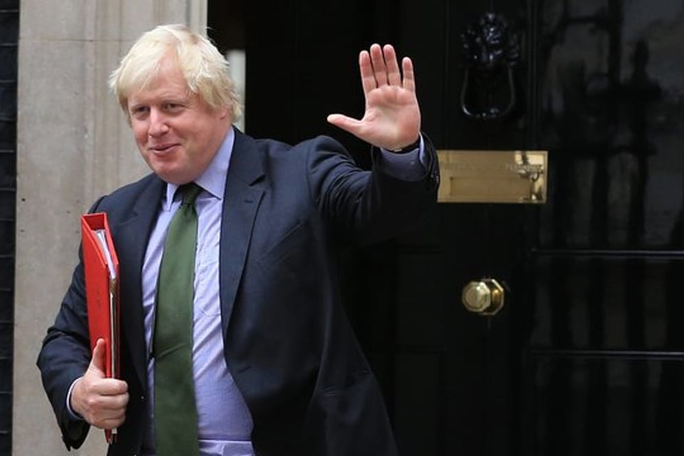 Boris Johnson, damaliger Außenminister von Großbritannien, verlässt die Downing Street 10.