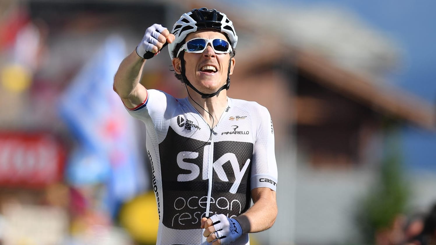 Geraint Thomas: Der Brite vom Team Sky ist der bislang schnellste Fahrer der Tour de France.