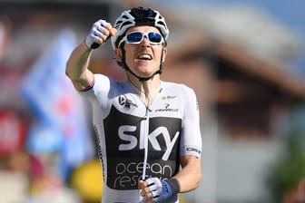 Geraint Thomas: Der Brite vom Team Sky ist der bislang schnellste Fahrer der Tour de France.