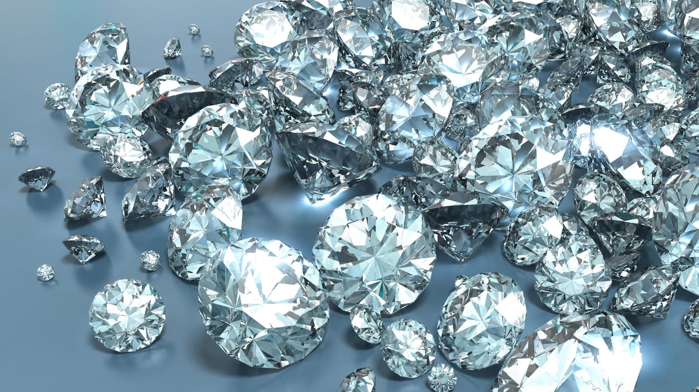 Diamanten: Wissenschaftler haben ein gigantisches Diamantenlager mithilfe von Schallwellen entdeckt.