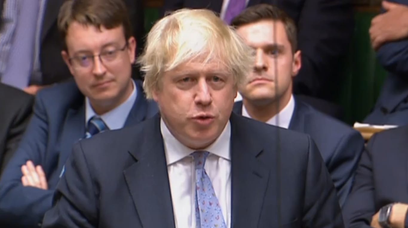 Boris Johnson im britischen Parlament: Der ehemalige Außenminister kritisiert die Brexit-Pläne von Premierministerin Theresa May.