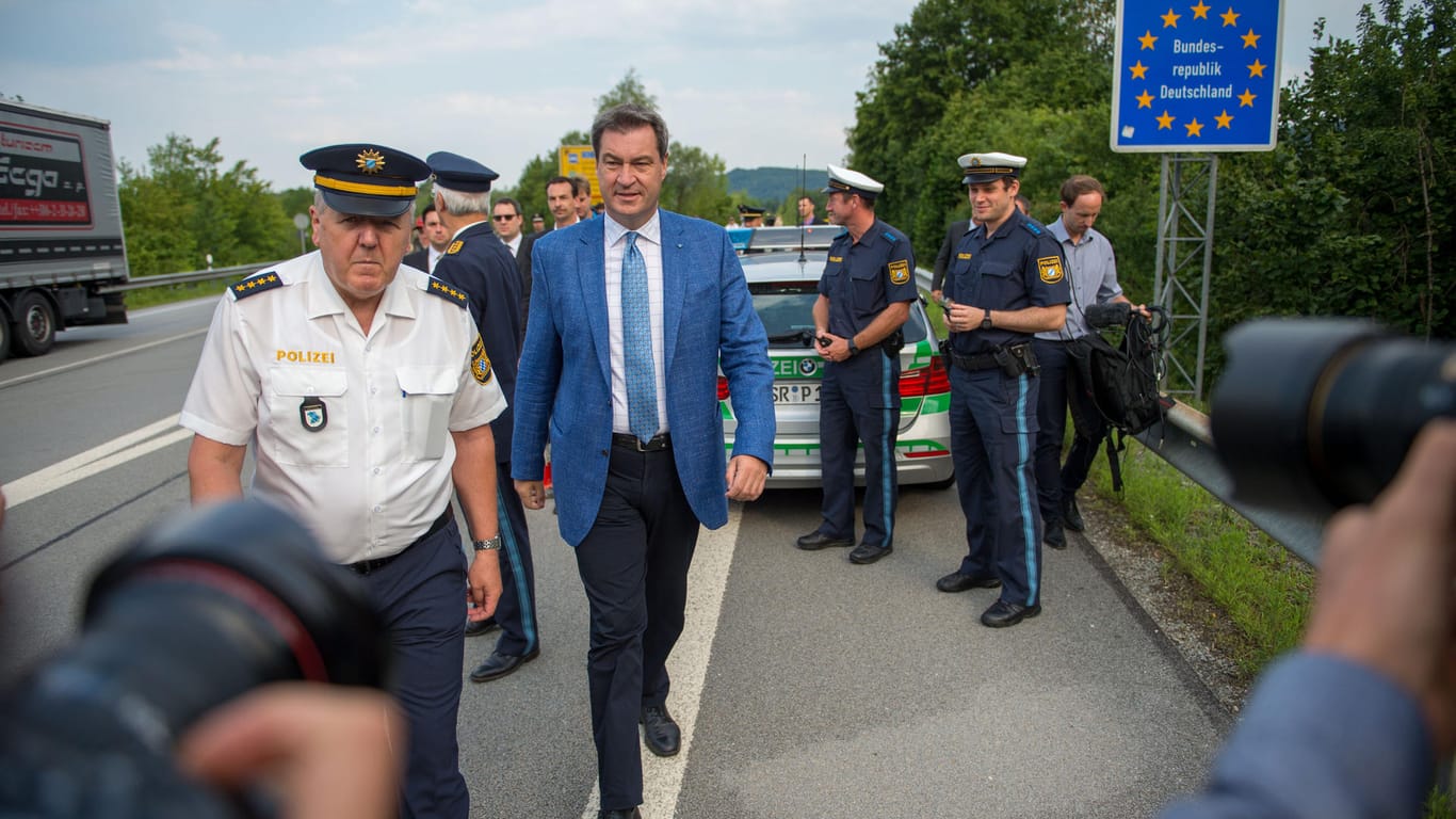 Bayerische Grenzpolizei beginnt mit Kontrollen