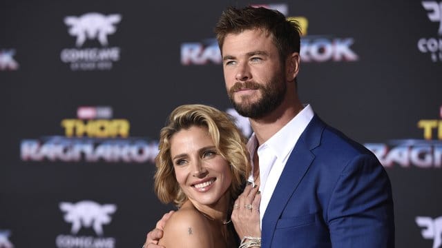 Elsa Pataky und Chris Hemsworth haben Schwung.