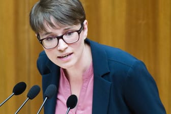 Die österreichische Ex-Politikerin Sigi Maurer: Sie veröffentlichte an sie adressierte obszöne Nachrichten und musste dafür vor Gericht.