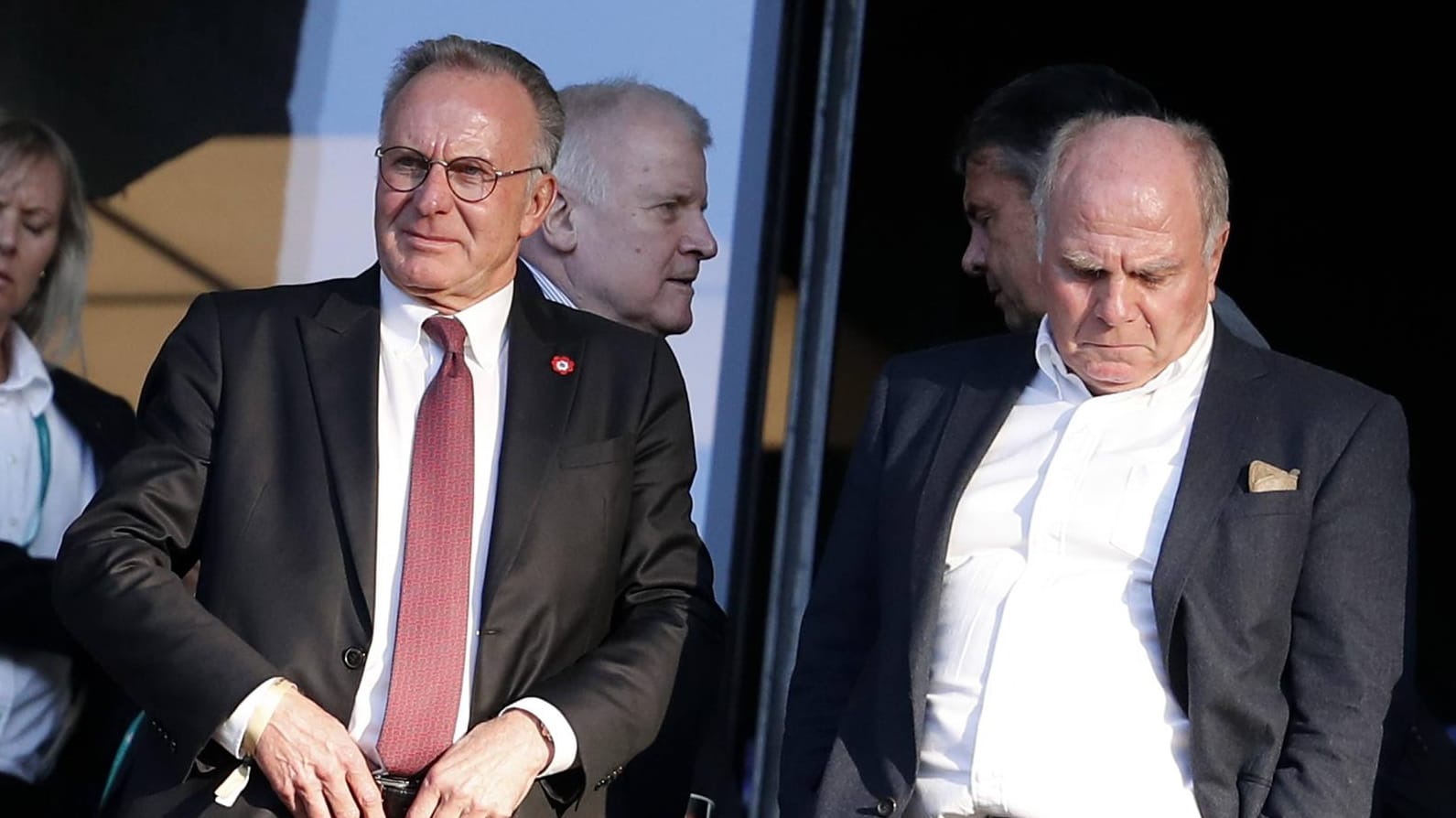 Bayerns Chefetage: Karl-Heinz Rummenigge (li.) neben Uli Hoeneß