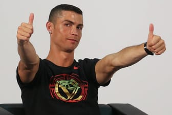 Cristiano Ronaldo bei einem PR-Termin in Peking: In seinem vorherigen Urlaub soll er besonders spendabel gewesen sein.