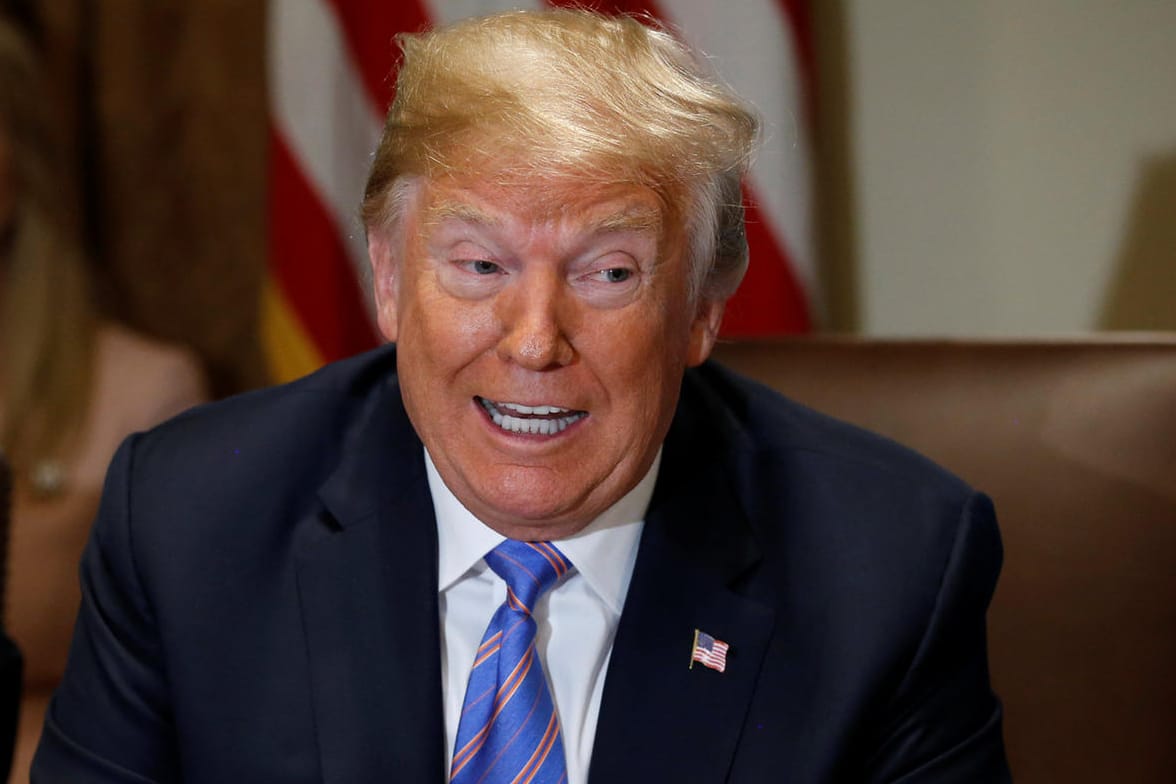 Donald Trump: Der US-Präsident will auch in der Nato Geschäfte machen.