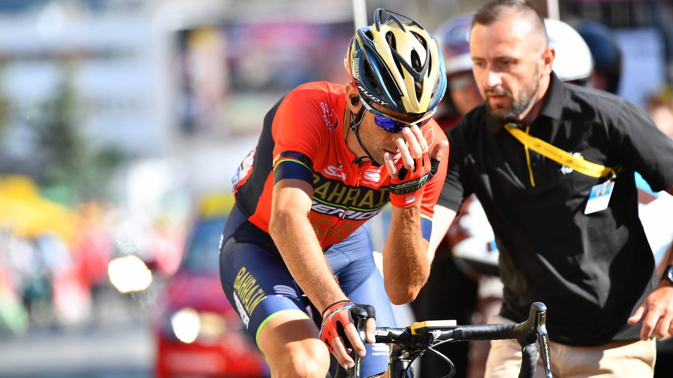 Nicht mehr dabei: Vincenzo Nibali ist aus der Tour de France ausgestiegen. 2014 hatte er die Frankreich-Rundfahrt noch gewonnen.