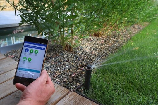 Was alles möglich ist: mit einer App die Bewässerung des Gartens steuern.