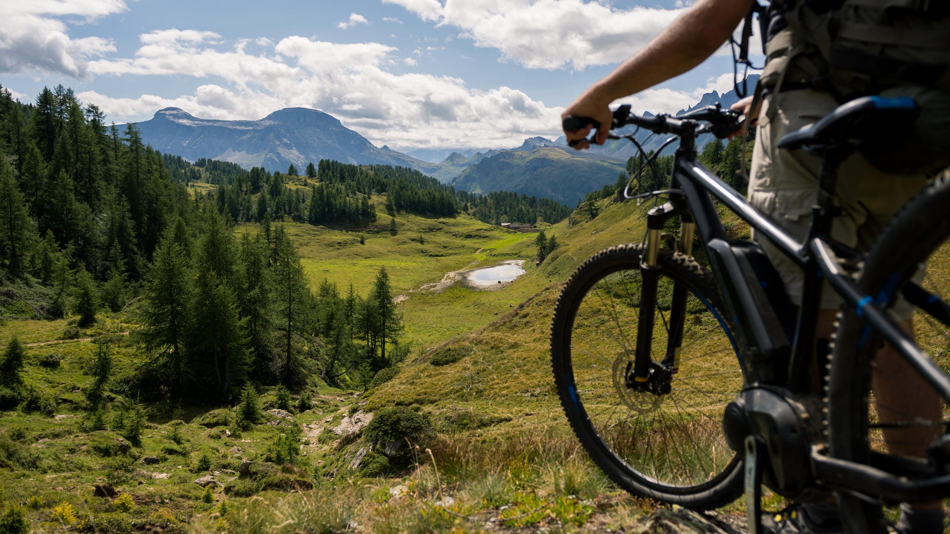 Berg-Tour mit dem E-Bike: Gerade im Sommer entlastet der Motor den Fahrer. Aber dem E-Bike selbst bekommt die Hitze nicht gut. Berg-Tour mit dem E-Bike: Gerade im Sommer entlastet der Motor den Fahrer. Aber dem E-Bike selbst bekommt die Hitze nicht gut.