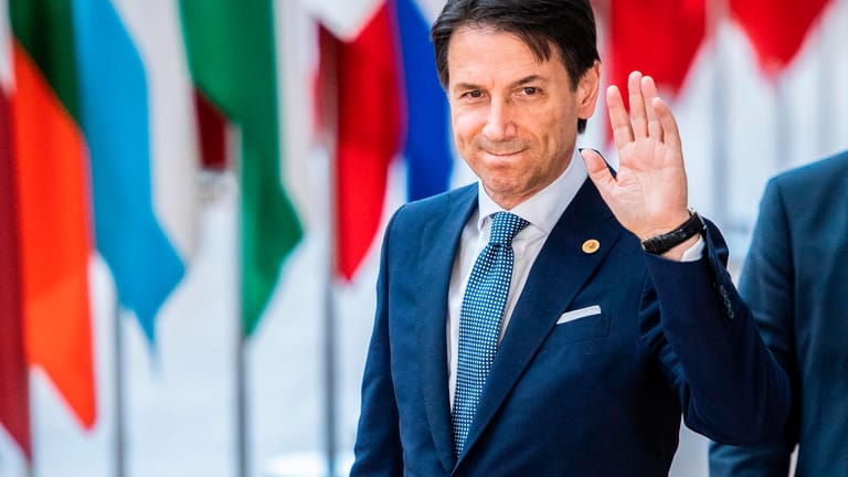 Italiens Premierminister Giuseppe Conte: Seine Regierung fährt einen harten Anti-Migrationskurs.