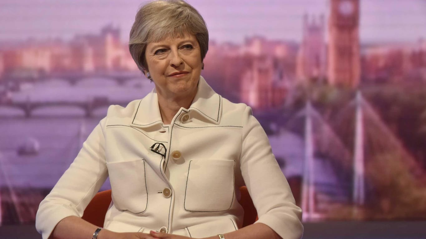 Theresa May in einer BBC-Show: Die britische Premierministerin soll ihre Brexit-Vorschläge nachbessern, verlangt die EU.