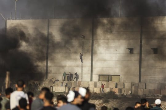 Erneut kam es entlang der Gaza-Grenze zu Demonstrationen.