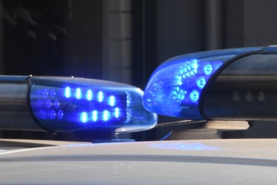 Polizei mit Blaulicht