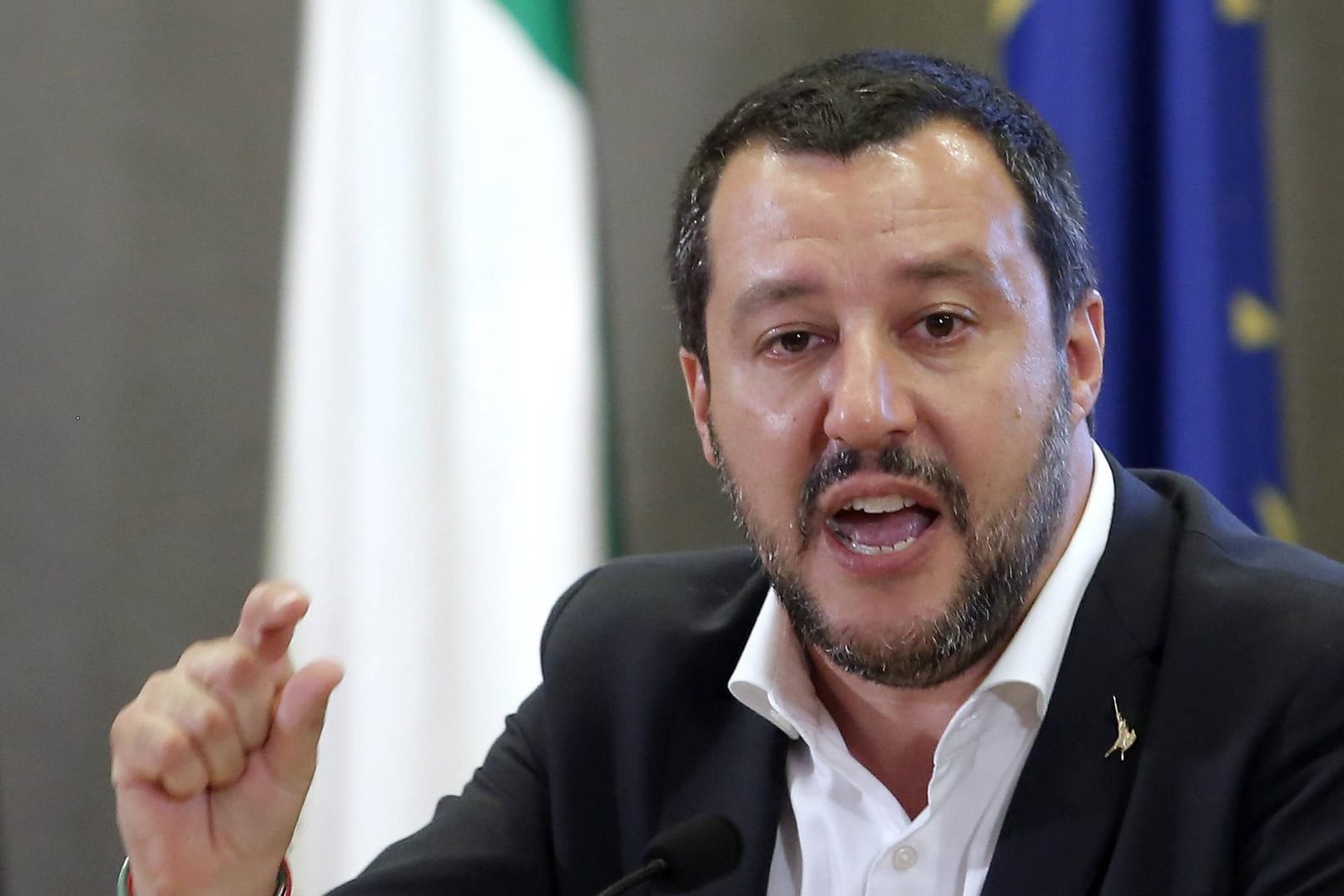 Matteo Salvini: Der italienische Innenminister setzt sich für die Zurückführung der geretteten Tunesier ein.