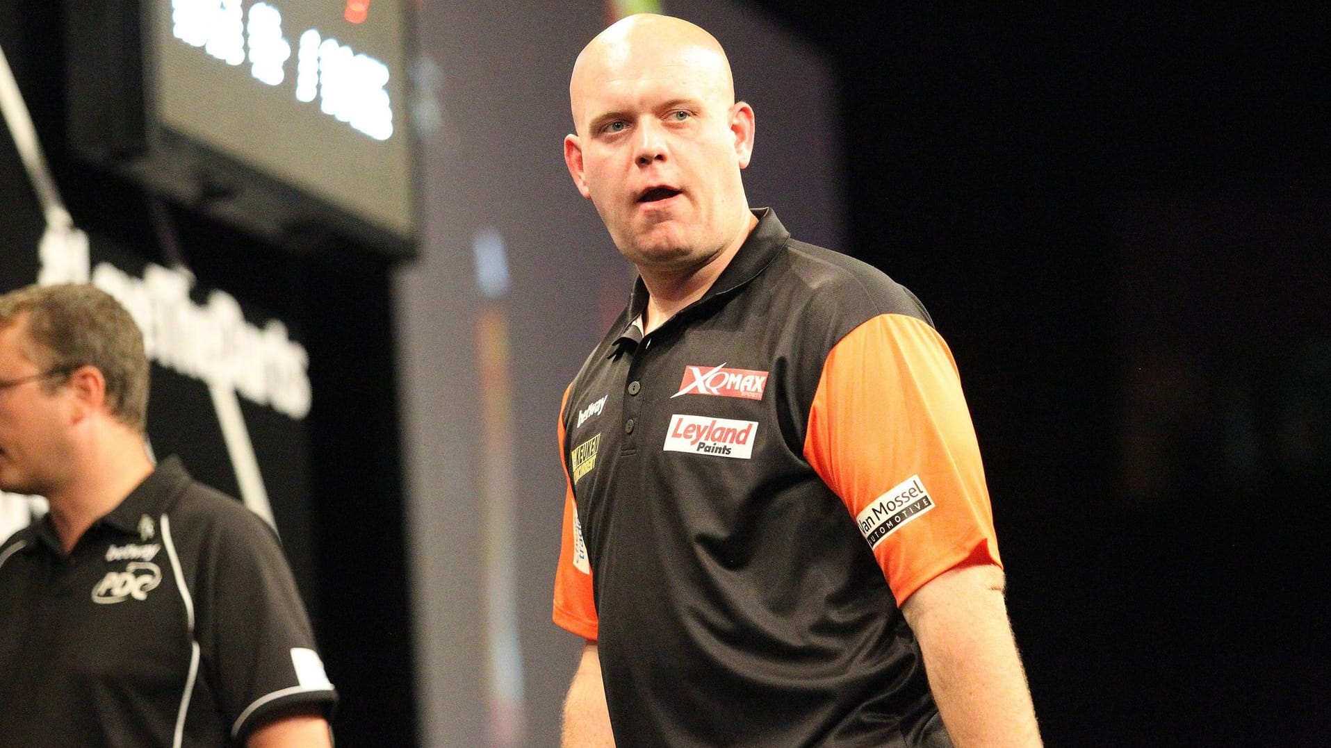 Sprachlos: Michael van Gerwen.