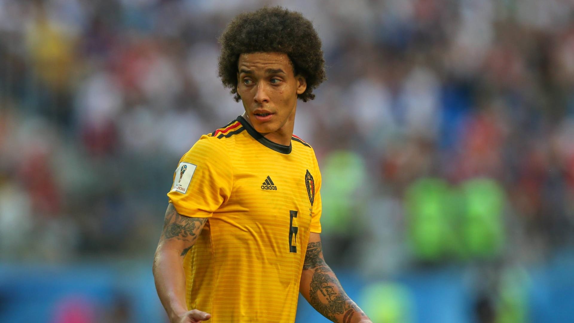 Axel Witsel bei der WM in Russland im Spiel um Platz drei gegen England. Die Belgier gewannen und feierten damit den größten Erfolg in ihrer Geschichte.