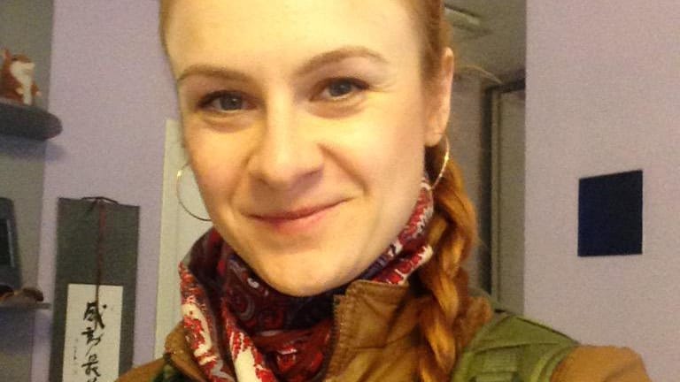 Maria Butina: Das Foto veröffentlichte sie auf Twitter.