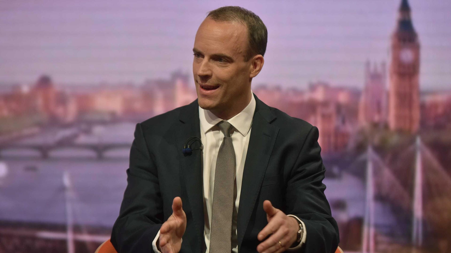 Brexit-Minister Dominic Raab: Der Politiker fordert, dass die EU ein Handelsabkommen mit Großbritannien abschließt.