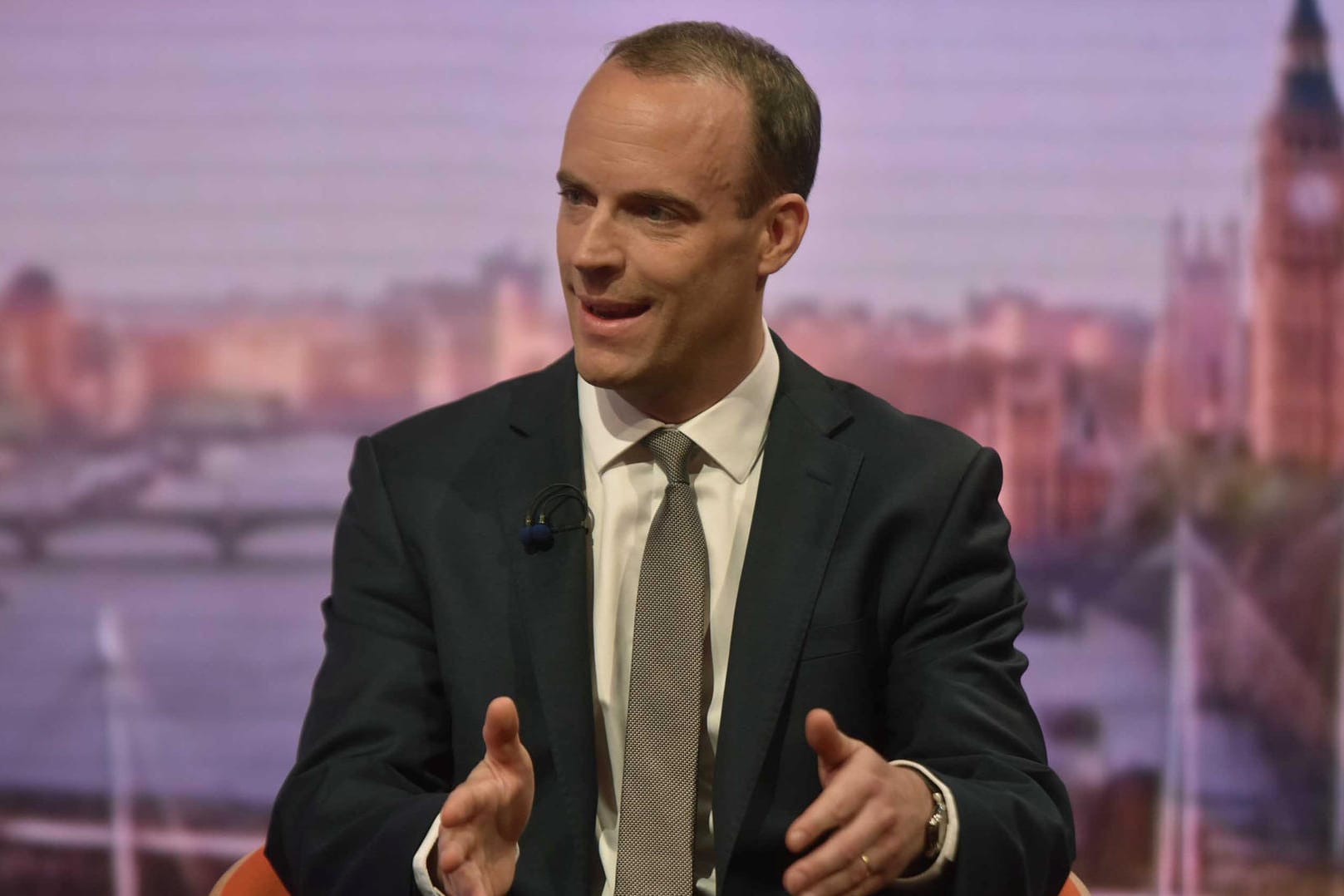 Brexit-Minister Dominic Raab: Der Politiker fordert, dass die EU ein Handelsabkommen mit Großbritannien abschließt.