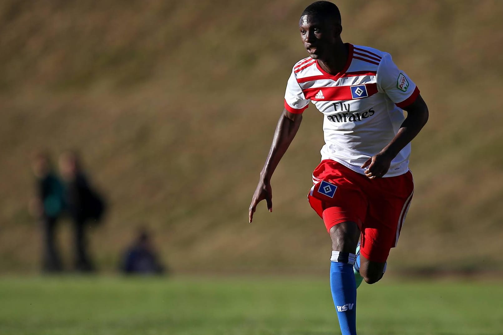 Talent: Opoku am Ball für den HSV in der Saisonvorbereitung.
