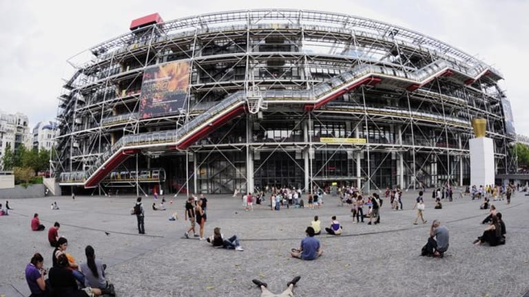 Er kehrte das Innere nach außen: Das Pariser Centre Pompidou von Stararchitekt Richard Rogers.