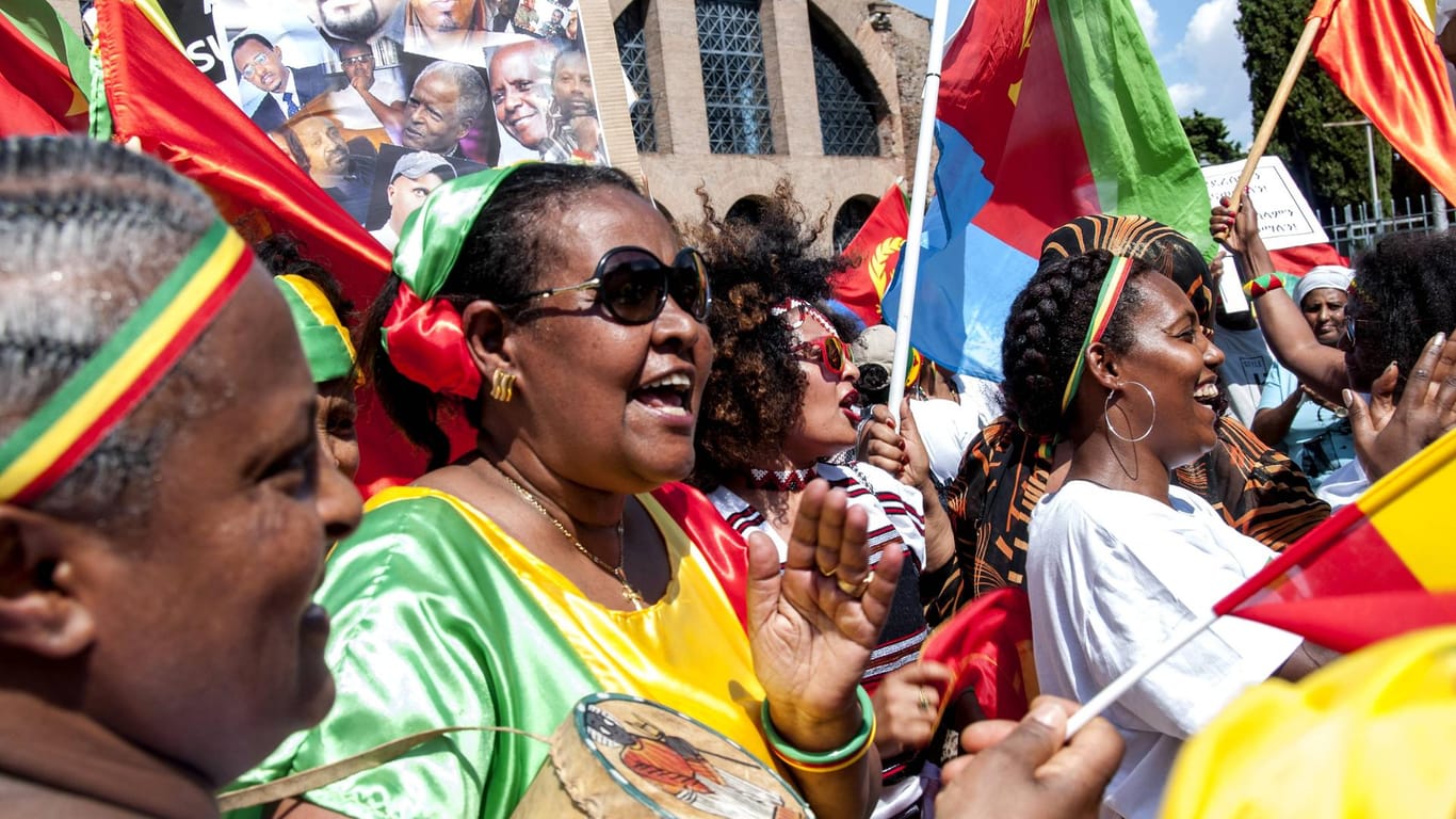 Die äthiopische Community feiert in Rom: Der Versöhnungsprozess mit Eritrea lässt viele Äthiopier hoffen.