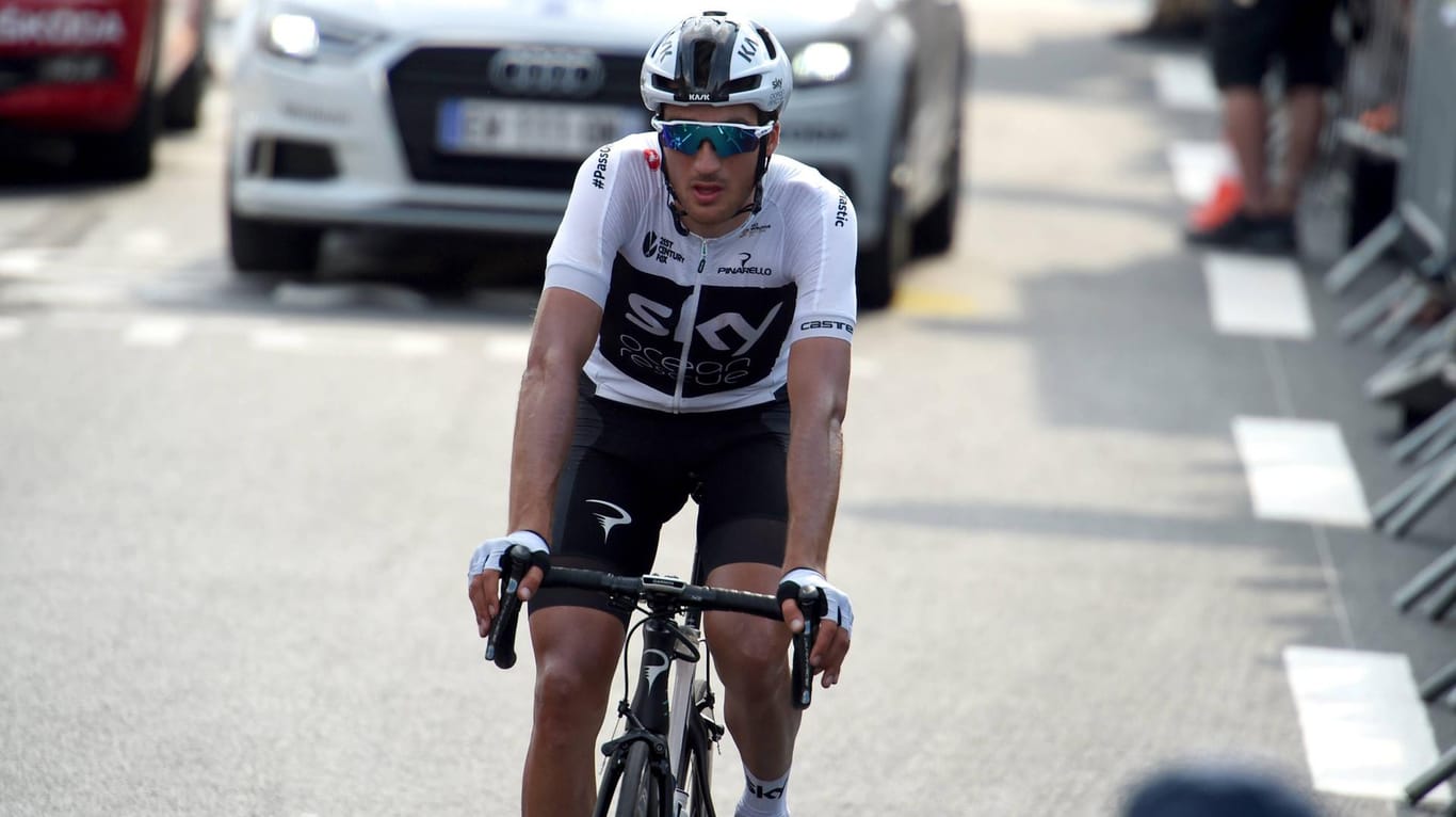 Gianni Moscon auf der 7. Etappe der Tour de France: Der Italiener darf nicht mehr weiterfahren.