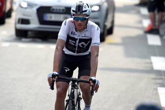 Gianni Moscon auf der 7. Etappe der Tour de France: Der Italiener darf nicht mehr weiterfahren.